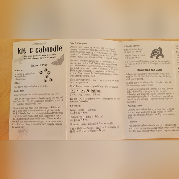 New Open Box Kit & Caboodle  Similar to Yahtzee Dice Family Game Kids Holiday - Picture 5 of 16